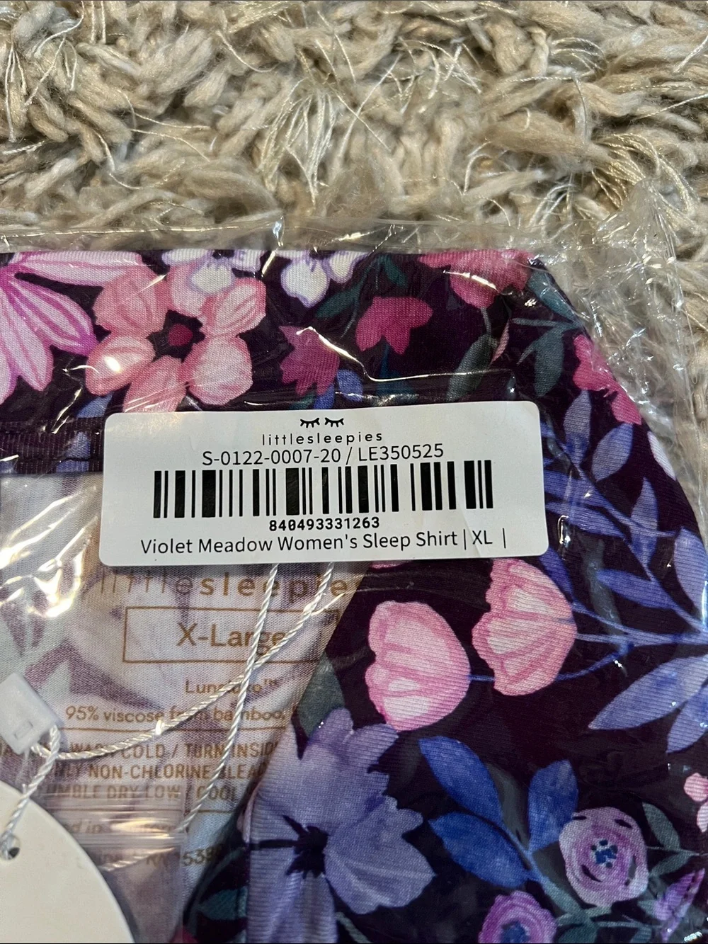 Little Sleepies Women’s Sleep Shirt - Violet Meadow
